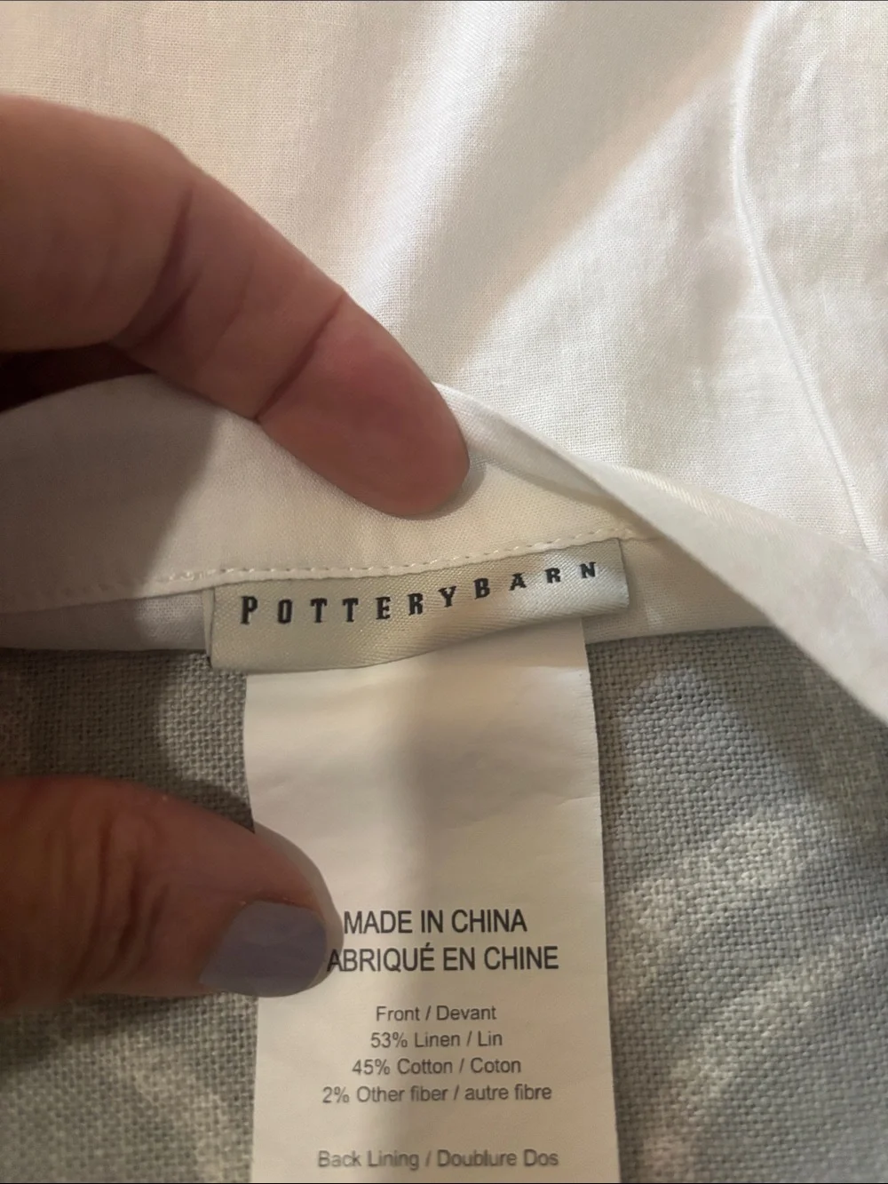 Pottery Barn small dots